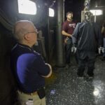 humanoid robot being tested in a laboratory